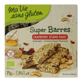 Ma Vie Sans Super repen sesam & cranberry glutenvrij bio 75 Gram
