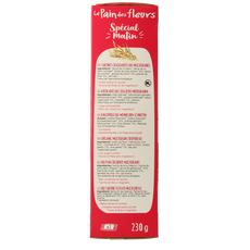 Pain Des Fleurs Special matin meergranen ontbijtcrackers bio 230 Gram