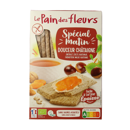 Pain Des Fleurs Special matin kastanje ontbijtcrackers bio 230.00 Gram