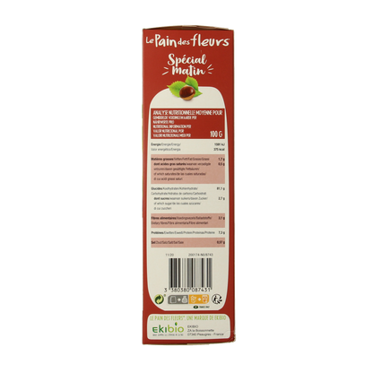 Pain Des Fleurs Special matin kastanje ontbijtcrackers bio 230.00 Gram