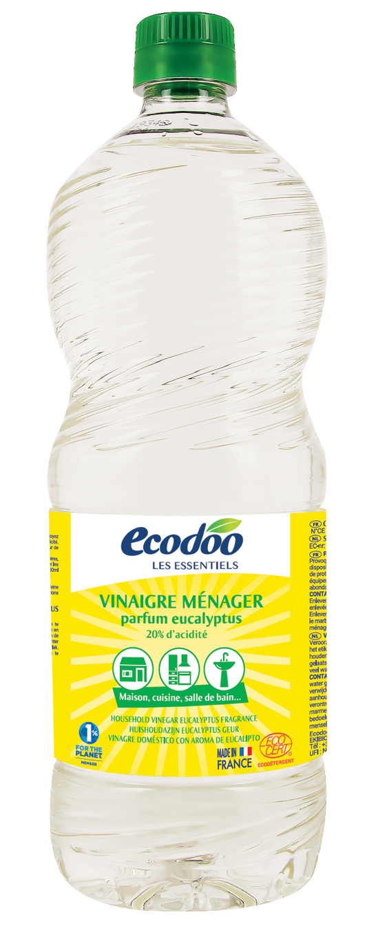 Ecodoo Azijnspray met eucalyptus geur 1 Liter