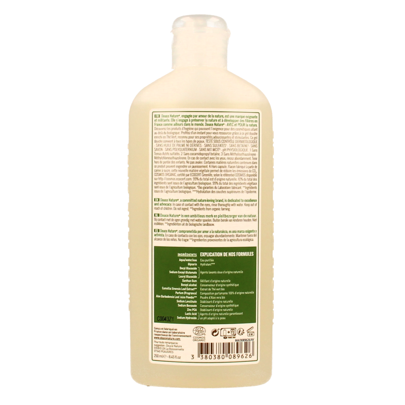Douce Nature Douchegel evasion groene thee bio 250 Milliliter