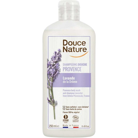 Douce Nature Douchegel & shampoo lavendel provence bio 250 Milliliter