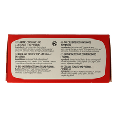 Pain Des Fleurs Aperitif crackers tomaat paprika glutenvrij bio  150 Gram