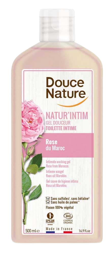 Douce Nature Natur intim intieme wasgel rose bio 500 Milliliter