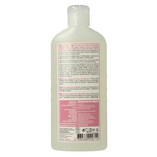 Douce Nature Natur intim intieme wasgel rose bio 250.00 Milliliter