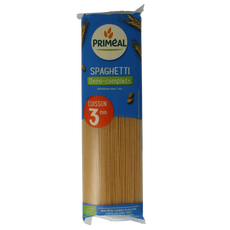 Primeal Spaghetti halfvolkoren snelkokend bio 500.00 Gram