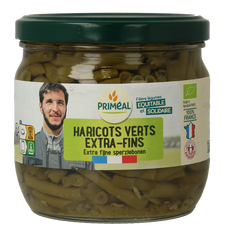 Primeal Haricots verts sperziebonen extra fijn bio 330 Gram