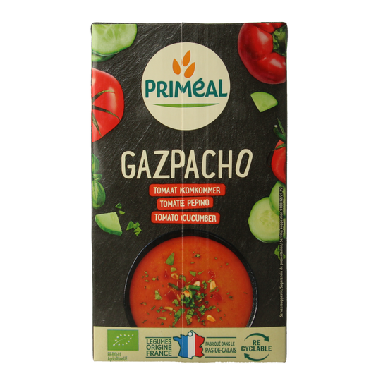 Primeal Gaspacho tomaat komkommer bio 1.00 Liter
