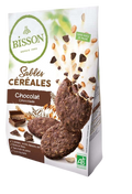 Bisson Zandkoekjes chocolade & granen bio 200.00 Gram