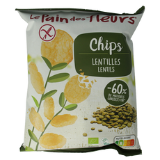 Pain Des Fleurs Chips met linzen bio 50 Gram