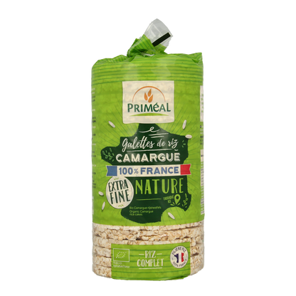 Primeal Rijstwafels extra dun Camargue bio 130.00 Gram