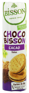 Bisson Choco cacao tarwekoekjes bio 300.00 Gram