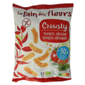 Pain Des Fleurs Chips gepoft tomaat basilicum glutenvrij bio vegan 75 Gram