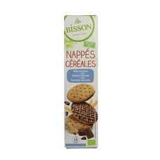 Bisson Melk chocolade frosted granenkoekjes bio 140 Gram