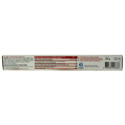 Bisson Pure chocolade frosted granenkoekjes bio 140 Gram