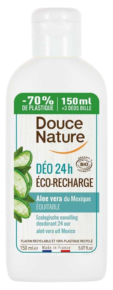 Douce Nature Deodorant aloe vera navulling 150 Milliliter