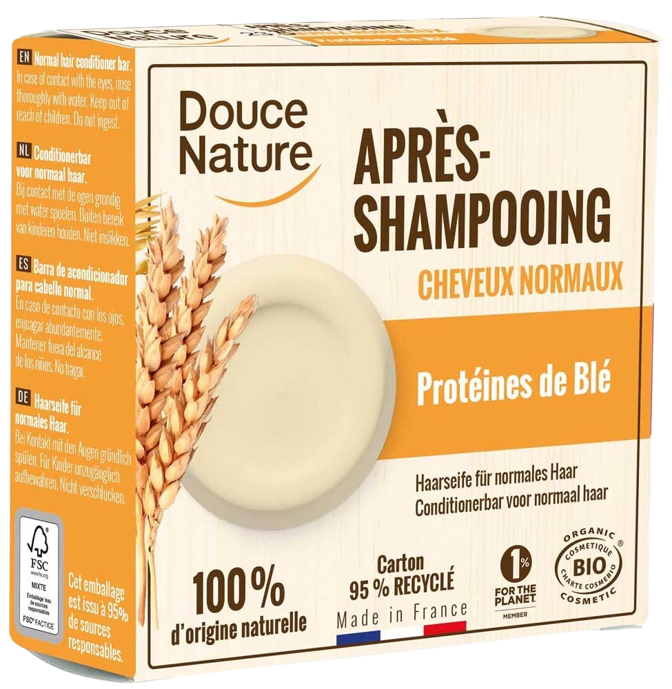 Douce Nature Conditioner bar normaal haar bio 65 Gram
