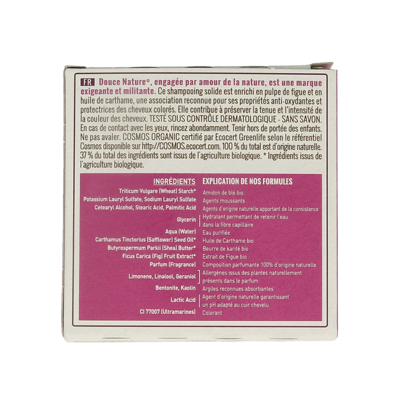 Douce Nature Shampoo bar gekleurd haar 85 Gram