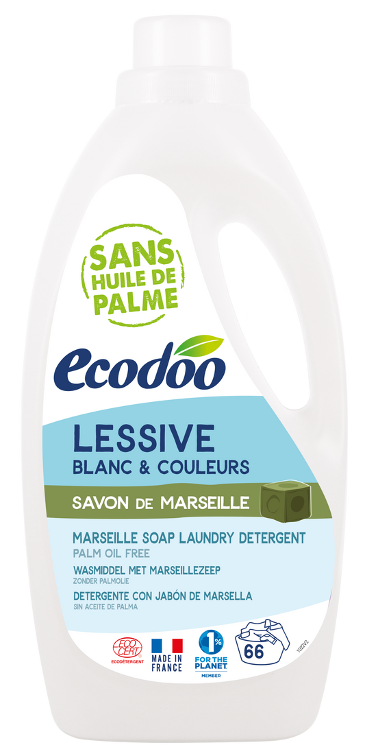 Ecodoo Wasmiddel vloeibaar Marseille zeep 2 Liter