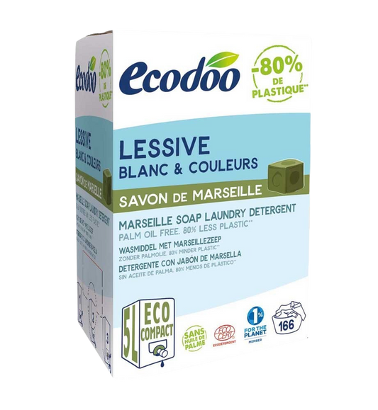Ecodoo Wasmiddel vloeibaar Marseille zeep bio 5 Liter
