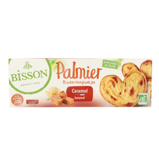 Bisson Palmier bladerdeegkoek caramel bio 100 Gram