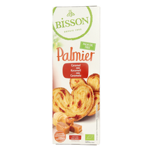 Bisson Palmier bladerdeegkoek caramel bio 100 Gram