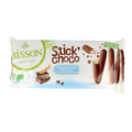 Bisson Stick choco melkchocolade bio 130 Gram