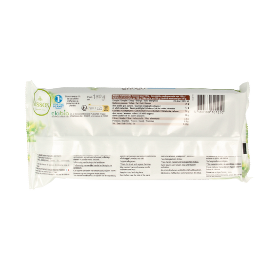 Bisson Stick choco melkchocolade bio 130 Gram