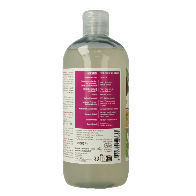 Douce Nature Douchegel passiefruit 500 Milliliter
