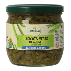 Primeal Haricot verts zonder toegevoegd zout bio 330.00 Gram