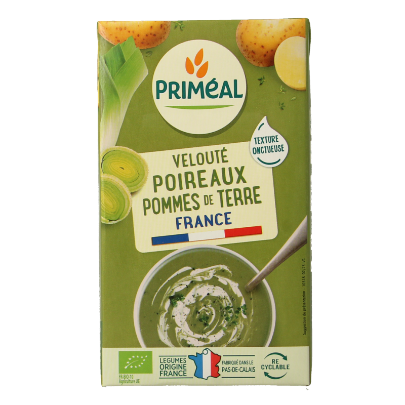 Primeal Aardappelsoep romig bio 1 Liter