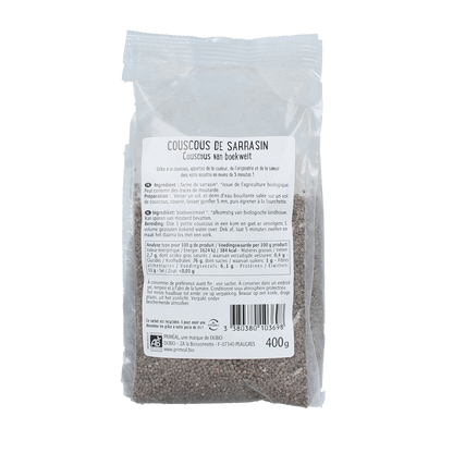 Primeal Boekweit couscous bio 400.00 Gram