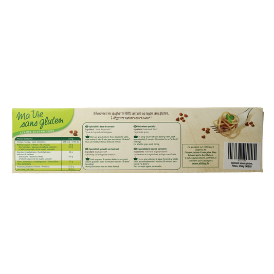 Ma Vie Sans Spaghetti boekweit bio 400.00 Gram