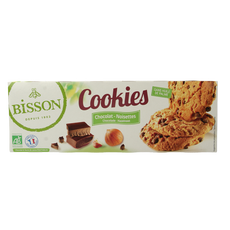 Bisson Choco hazelnoot cookies bio 175 Gram