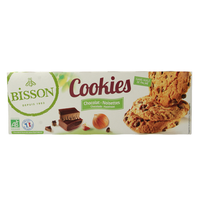 Bisson Choco hazelnoot cookies bio 175 Gram