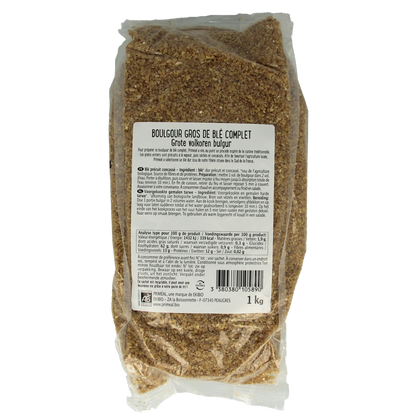 Primeal Bulgur volkoren bio 1.00 Kilogram