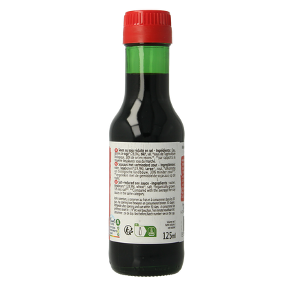 Primeal Sojasaus 30% minder zout bio 125.00 Milliliter
