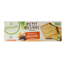 Bisson Petit beurre biscuit met chocolade bio 197.00 Gram