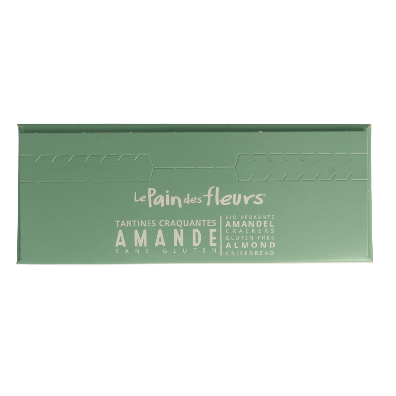 Pain Des Fleurs Crackers met amandel bio 150 Gram
