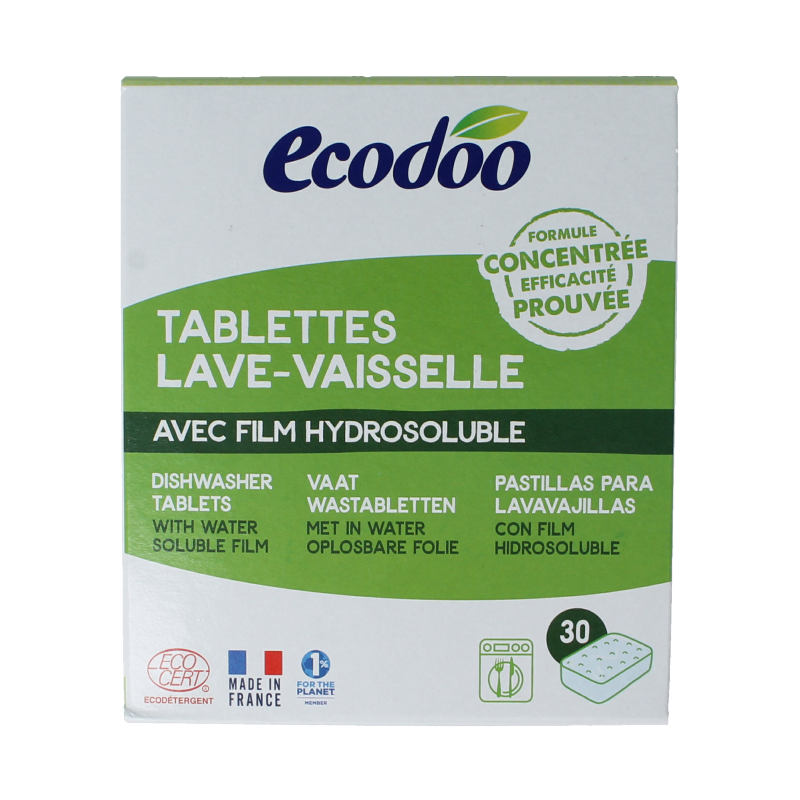 Ecodoo Vaatwasmachine tabletten 30 Stuks