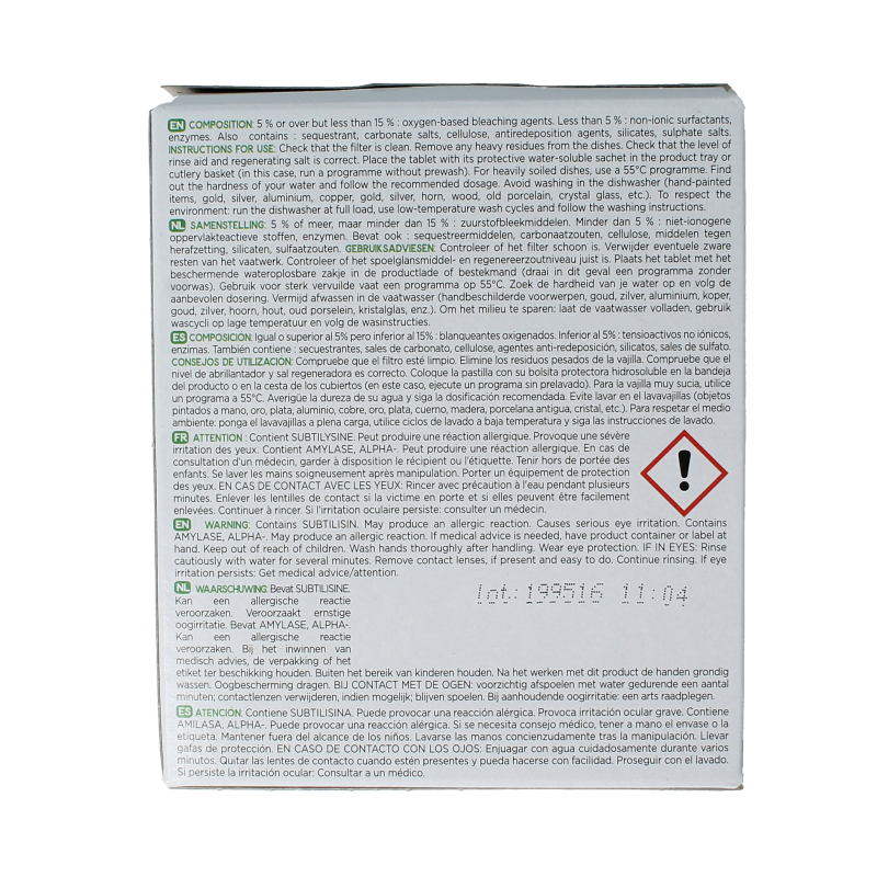 Ecodoo Vaatwasmachine tabletten 30 Stuks