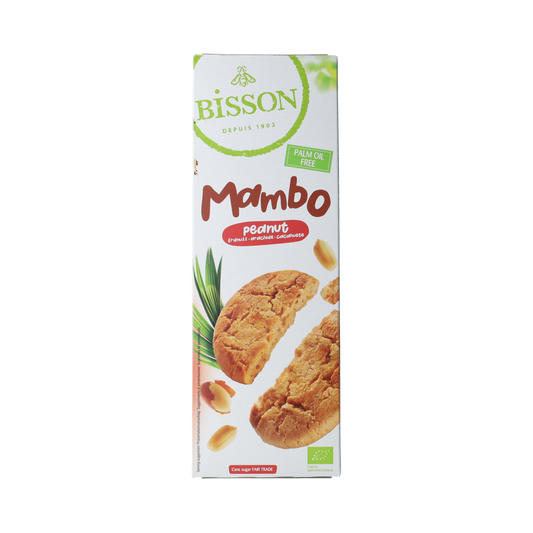 Bisson Mambo koekjes pinda bio 125.00 Gram