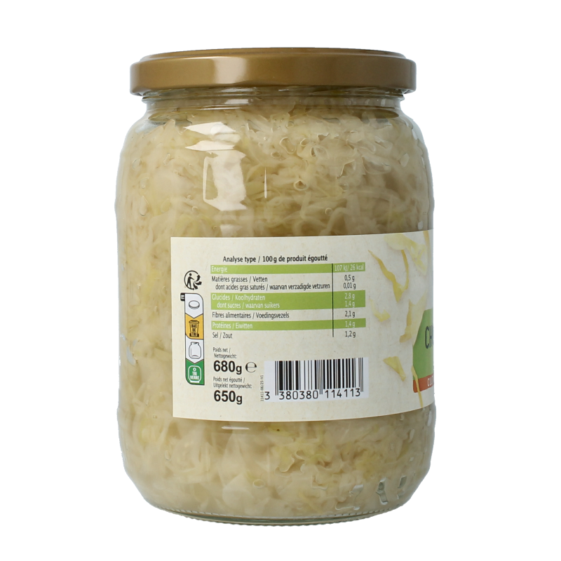 Primeal Zuurkool demeter bio 680 Gram