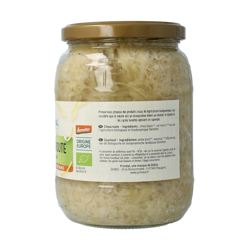 Primeal Zuurkool demeter bio 680 Gram