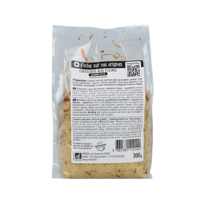 Primeal Couscous met zomerbloemen bio 300.00 Gram