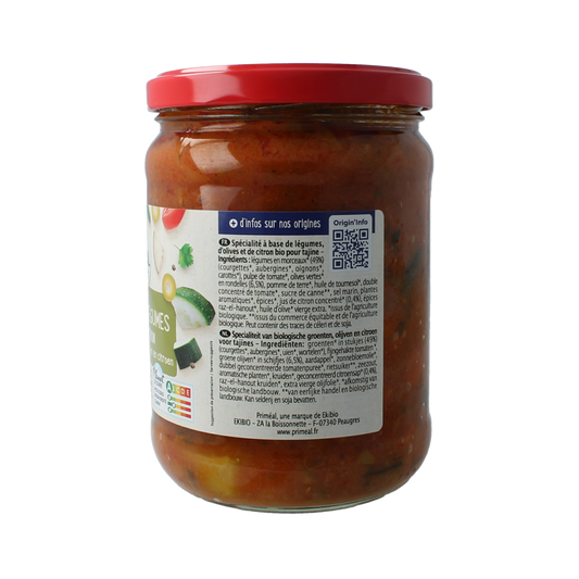 Primeal Tajine lemon olijf bio 500.00 Gram