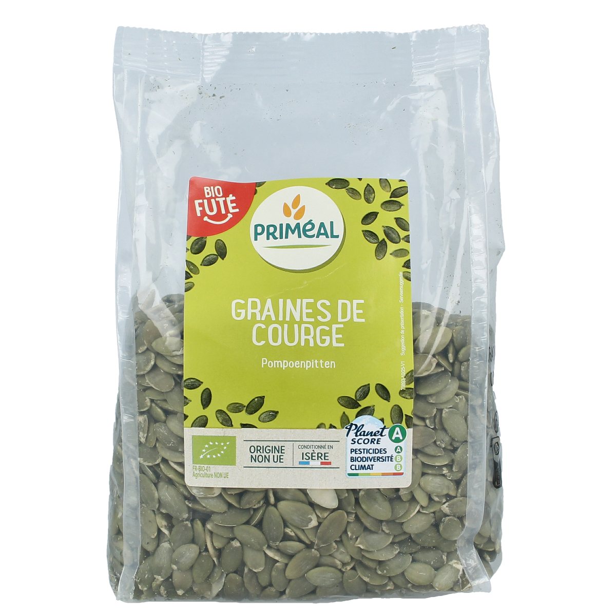 Primeal Pompoenpitten bio 500.00 Gram