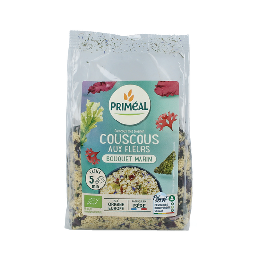 Primeal Couscous met blauwe bloemen bio 300.00 Gram