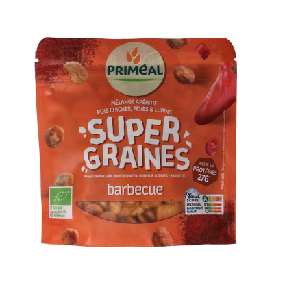 Primeal Kikkererwten, bonen, lupines mix barbecue bio 100.00 Gram